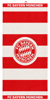 FC Bayern München Strandtuch Rot/Weiß 80x160 cm
